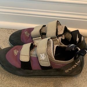 Evolv climbing shoes
